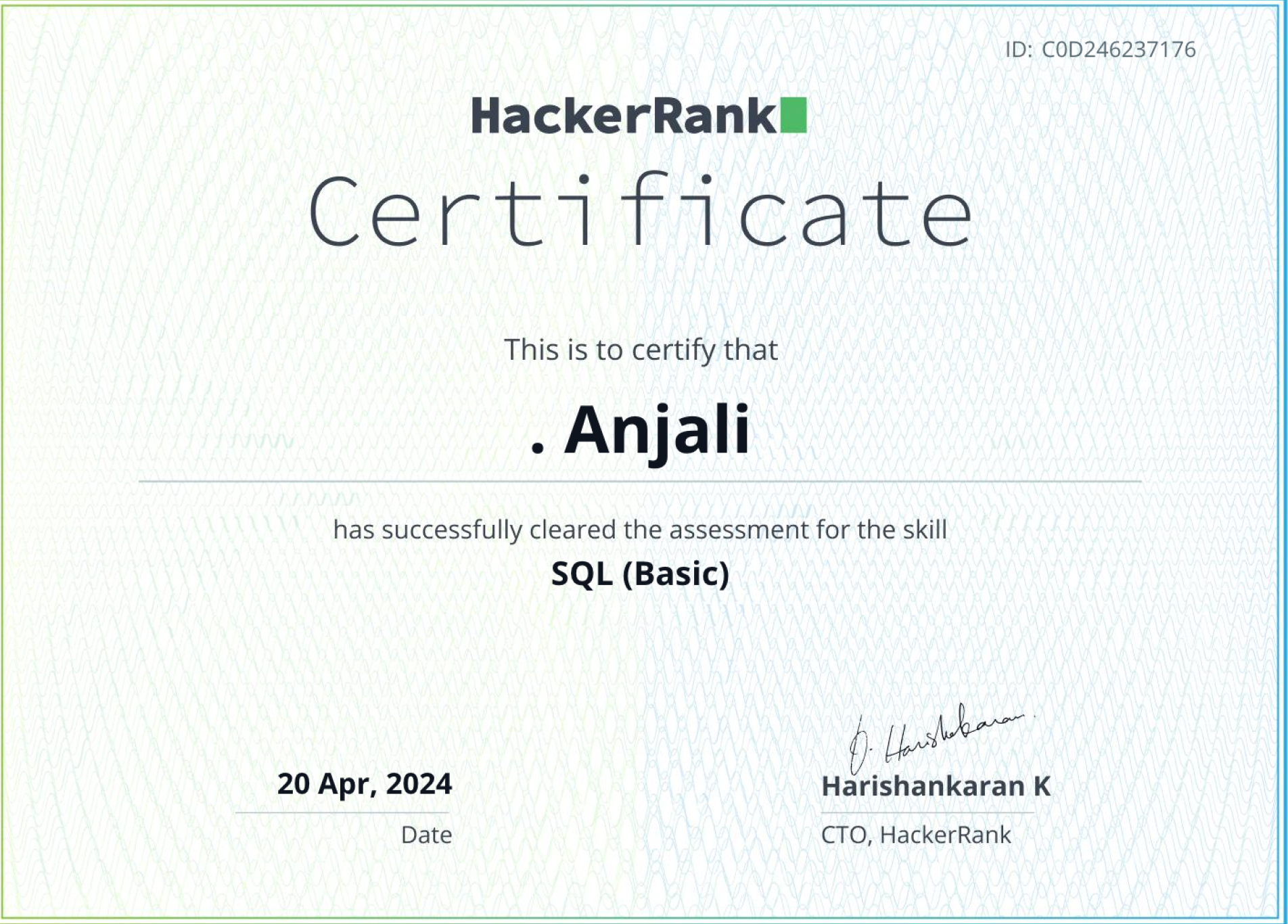 Certification 2